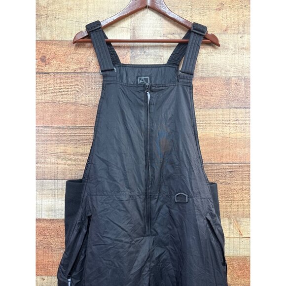 AQ Explore The Unknown XL Black Insulated Snow Bib Overalls Womens - Picture 2 of 6
